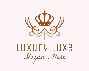 Luxury Monarch Crown  logo design