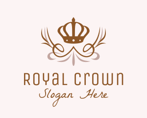 Luxury Monarch Crown  logo design