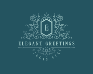 Luxury Feminine Florist  logo design