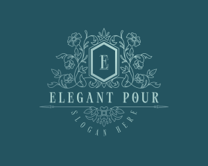 Luxury Feminine Florist  logo design