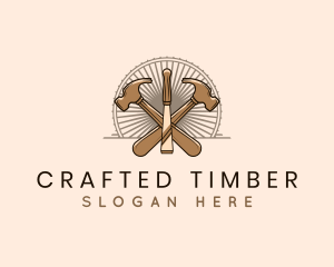 Woodwork - Hammer Chisel Woodwork logo design