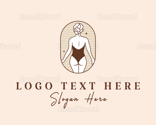 Feminine Woman Body Logo