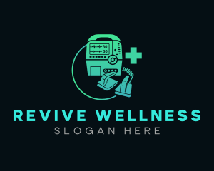 Recovery - Medical Resuscitate Machine logo design
