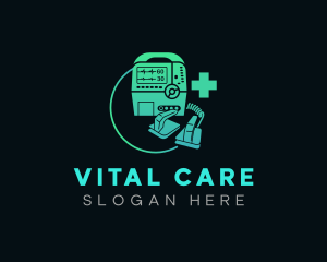 Medical Resuscitate Machine logo design