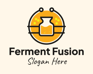 Fermented Homemade Honey logo design