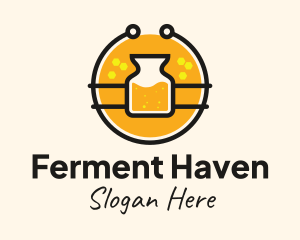 Fermentation - Fermented Homemade Honey logo design