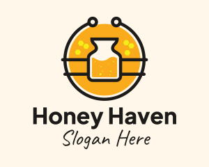 Fermented Homemade Honey logo design