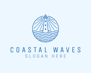 Coast - Sea Coast Lighthouse logo design