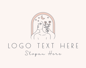 Salon - Aesthetic Woman Skincare logo design