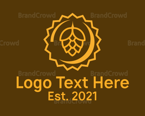 Beer Cap Hops Logo