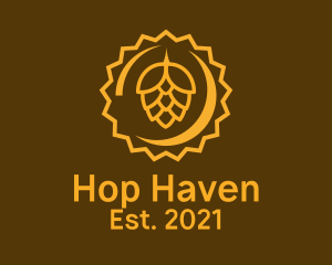 Hops - Beer Cap Hops logo design