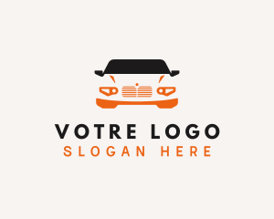 Sedan Race Car Logo