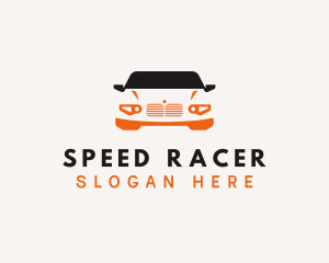 Racecar - Sedan Race Car logo design