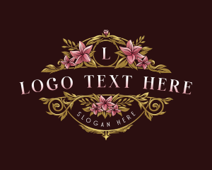 Monarchy - Luxury Flower Bloom logo design