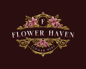 Luxury Flower Bloom logo design