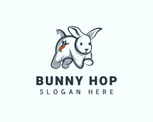 Carrot Tattoo Bunny logo design