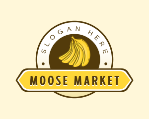 Banana Fruit Market logo design