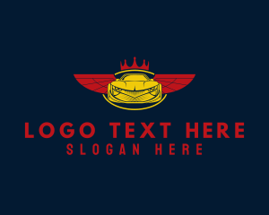Transportation Car Wings Logo