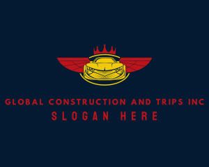 Trip - Transportation Car Wings logo design