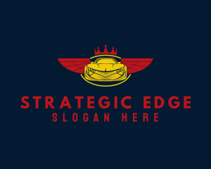 Garage - Transportation Car Wings logo design