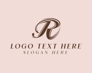 Clothing - Generic Feminine Letter R logo design