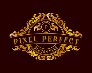 Luxury Deluxe Ornamental logo design