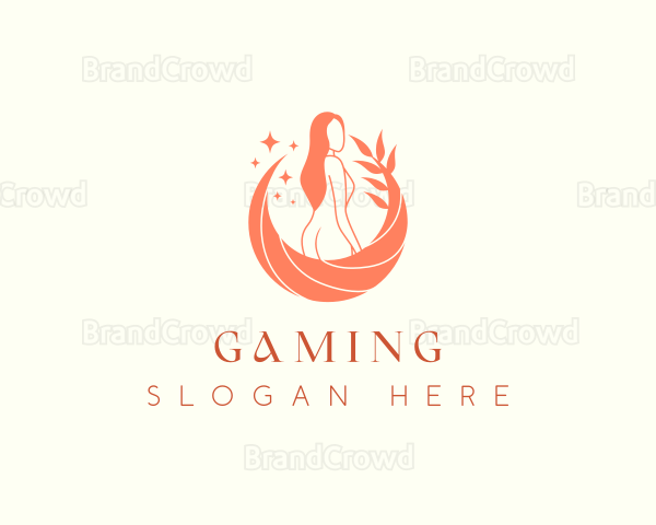 Waxing Spa Woman Logo