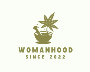 Plant - Marijuana Herbal Plant logo design