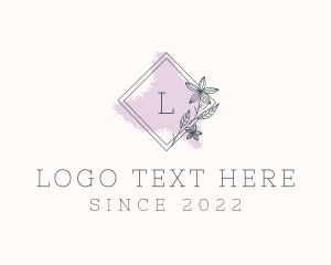 Wreath - Flower Decor Boutique logo design