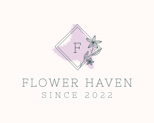 Flower Decor Boutique  logo design