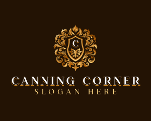 High End Hotel Crest logo design