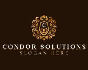 High End Hotel Crest logo design