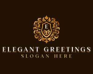 High End Hotel Crest logo design