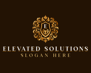 High End Hotel Crest logo design