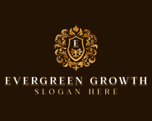 High End Hotel Crest logo design