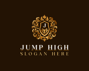 High End Hotel Crest logo design