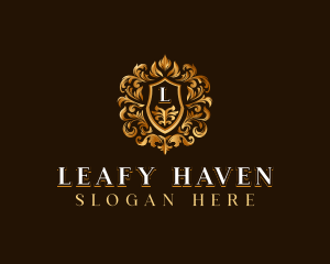 High End Hotel Crest logo design