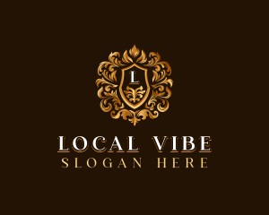 High End Hotel Crest logo design