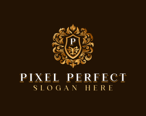 High End Hotel Crest logo design