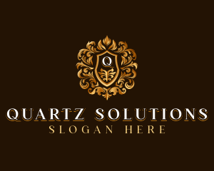 High End Hotel Crest logo design