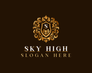 High End Hotel Crest logo design