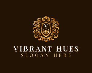 High End Hotel Crest logo design