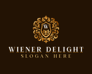 High End Hotel Crest logo design