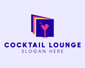 Bar Cocktail Drink logo design