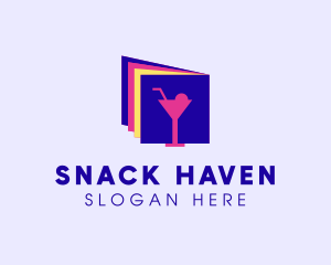 Bar Cocktail Drink logo design