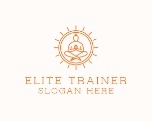 Yoga Meditate Health  logo design