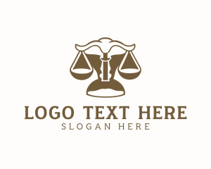 Court - Court Scale Justice logo design