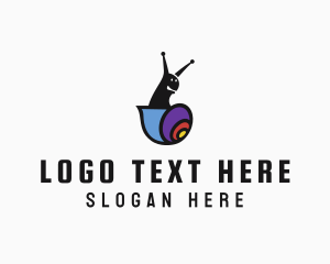 Spiral - Garden Snail Shell logo design