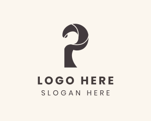 Video - Creative Swirl Marketing Letter P logo design
