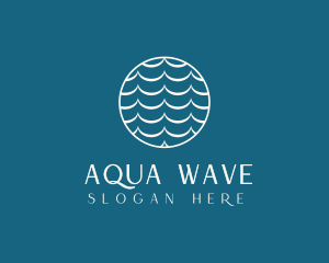 Wave Water Splash logo design